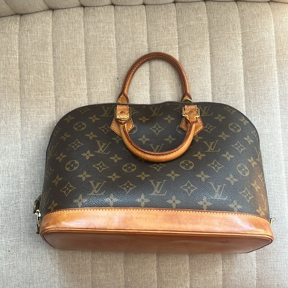 Louis Vuitton Brown Monogram Alma PM bag